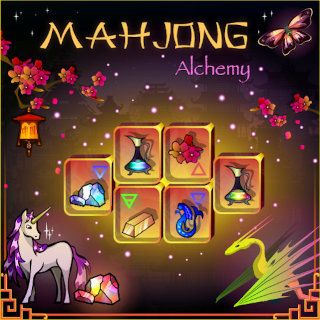 Mahjong Alchemy spel logo